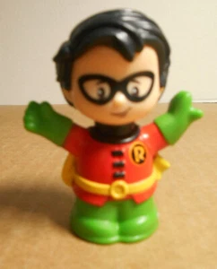 Figura Robin superhéroe cómico Fisher Price Little People DC O18 - Imagen 1 de 6
