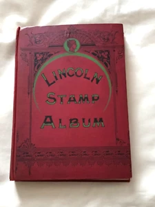vintage THE LINCOLN WORLD AUSTRALIA STAMP ALBUM WITH STAMPS.... - Picture 1 of 21