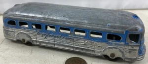 Vintage 1930's Tootsie Toy Greyhound Lines Bus 6” Long - Picture 1 of 4