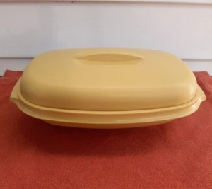 Vintage Tupperware 1273-2 Gemüse-/Reis Dampfgarer Sieb 1274-5 Gold 3 Stück - Bild 1 von 11