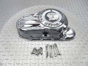 2017 16-24 Indian Springfield Clutch Chrome Primary Engine Motor Side Cover OEM - Picture 1 of 12