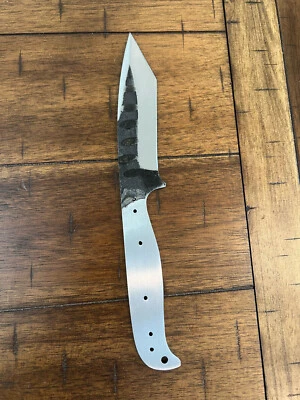 10" CUSTOM HANDMADE D2 STEEL BLANK TANTO BLADE D10 - Image 1 of 4