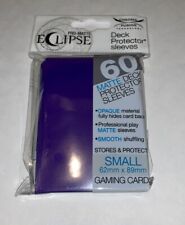 Ultra Pro Matte Eclipse Royal Purple Small Deck Protector Sleeves 60ct Ulp85832