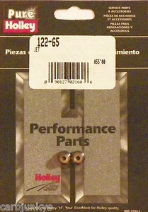 2 Holley Carburetor Main Jet 65 1/4-32 thread 2 PK Pure Holley Perf Product BOGO - Picture 1 of 1
