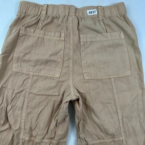 Pantalones utilitarios Universal Thread para mujer 10 beige tiro alto pierna ancha holgados tobillo - Imagen 1 de 12