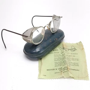 Gafas de seguridad Bausch and Lomb gafas años 40 SOLO MARCOS gafas vintage - Imagen 1 de 10