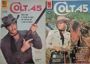 COLT .45 Lot (2) #4 VG/FN Moore/Ushler Art 1969 Silver Age WESTERN Wayde Preston - Picture 1 of 15