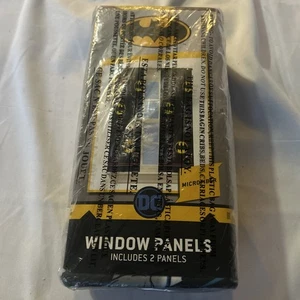 Batman Window Curtain Panels Drapes Set - 82" x 63" NIB Includes 2 Panels - Picture 1 of 5