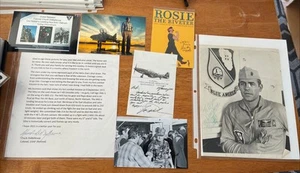 Combat Pilot Military Aircraft War Signed Photo Lot - Picture 1 of 6