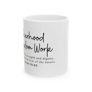 Christliche Mutterschaft Tasse Empowering Mom Geschenk Glaubensbasis Kaffeetasse Teetasse - Bild 1 von 11