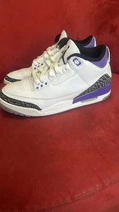 Air Jordan 3 Retro Dark Iris Size 9.5 No Box CT8532-105 - Picture 1 of 6