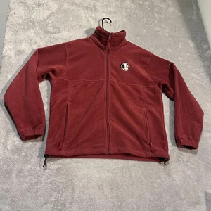 Florida State Seminoles Jacket Mens Medium Fleece Full Zip NCAA College Football - Picture 1 of 8