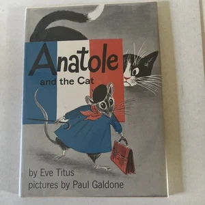 Anatole And The Cat By Eve Titus, Paul Galdone, Vintage 1957 Hardcover, Bk155 - Picture 1 of 5