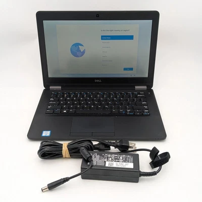 Dell Latitude E7270 12.5" FHD i5-6300U 16GB RAM 256GB SSD Win 11 Pro Laptop - Image 1 of 4