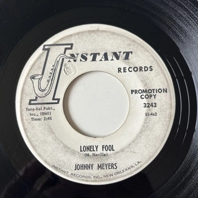 1962 PROMO: Johnny Meyers – Lonely Fool / Wonderful Girl, Rhythm & Blues INSTANT Foto 1 de 4