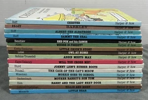 Vintage Lot Of 17 “I Can Read Book” Hardcover Books 1950s/60s Harper And Row - Imagen 1 de 7