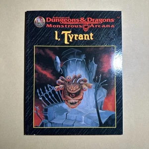 AD&D Monstrous Arcana I, Tyrant TSR 9521 1996 25A1603 - Picture 1 of 2