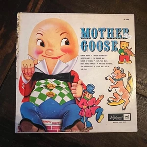 Mother Goose Nursery Rhymes Jack Arthur Vintage1962 Vinyl LP Album N 5009 - Imagen 1 de 6