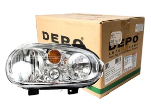 Depo Front Right Halogen Head Lamp 2002-06 Volkswagen Golf 06-07 Golf GTI 18861 - Picture 1 of 4