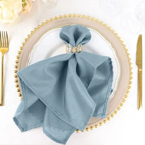 150 pcs 20x20" Polyester Napkins Wedding Party Table Decoration Supply Wholesale - Picture 1 of 260