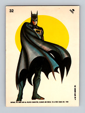 1989 BATMAN MOVIE TRADING CARD STICKER #32 BATMAN