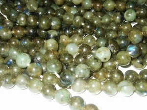 - Pietre Dure Forate - LABRADORITE sfera 8 mm 8 pz - Picture 1 of 1
