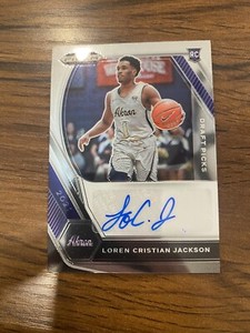 Loren Christian Jackson 2021-22 Panini Prizm Draft Picks Auto RC