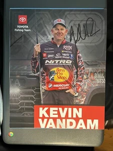 KEVIN VAN DAM signiert BASS PRO FISHING BASSMASTERS 8x10 Foto TV D - Bild 1 von 1
