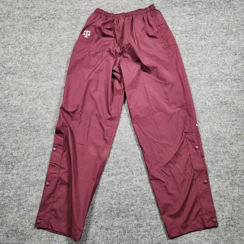 NIKE TEAM Men's Red Track Pants Texas A&M University Aggies Polyester L Cover