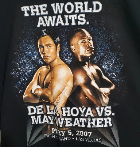 Mayweather vs De La Hoya 2007 Boxing T-Shirt X-Large MGM Grand Las Vegas XL Cover