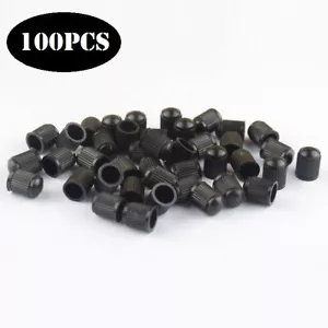 100PCS Plastic Tire Wheel Rims Stem Air Valve Caps Tyre Cover Car Truck Bike Set - Picture 1 of 10