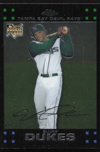 2007 Topps Chrome #319 Elijah Dukes Rookie Tampa Bay Devil Rays Card - Picture 1 of 2