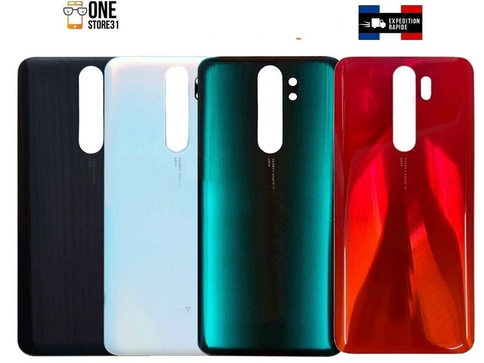 vitre arrière cache batterie couvercle pour Xiaomi redmi note 8 pro +adhésif