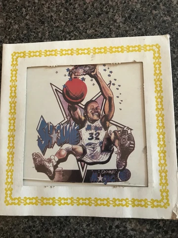 SHAQUILLE O'NEAL ORLANDO MAGIC On Glass NOS NEVER OPENED Cover