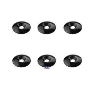 Kart 6 x M8 x 35mm CSK Countersunk BLACK Anodised Alloy Washer Pack of SIX - Picture 1 of 2