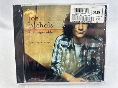 Joe Nichols THE IMPOSSIBLE & Can't Hold a Halo to You  (CD, 2002) NIB NEW SEALED Foto 1 de 3