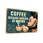 Coffee Sign Funny Kitchen Signs Vintage Metal Tin Signs Wall Decor 
