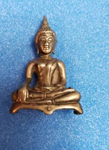 SMALL 1 1/2 INCH THAILAND BUDDHA - Picture 1 of 7