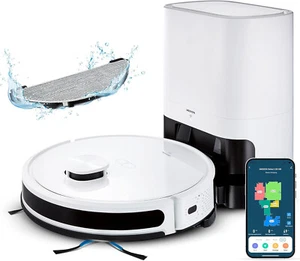 MEDION MD11415 X20 SW+ Smarter Laser-Saugroboter Wischfunktion Absaugstatio 2,5L - Bild 1 von 8