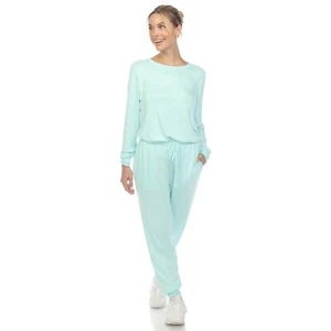 White Mark Women's 2 Piece Lounge Set (Plus Size Available) - Picture 1 of 54
