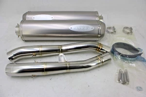 2006 2007 KAWASAKI NINJA ZX14R SLIP-ON RACE EXHAUST SYSTEM MUFFLERS HAMAGUCHI - Picture 1 of 15
