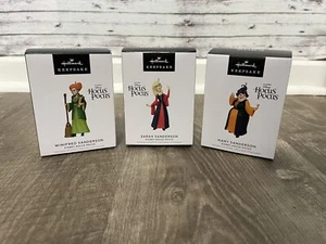 New Disney Hocus Pocus 3 Hallmark Keepsake Ornament Set - Picture 1 of 5
