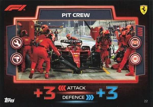 Ferrari Pit Crew 2023 Topps Turbo Attax F1 #22 Ferrari - Imagen 1 de 2