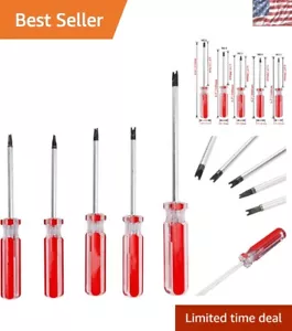 Compact 5-Size Spanner Screwdriver Set with Magnetic Tips for Home and DIY - Picture 1 of 8