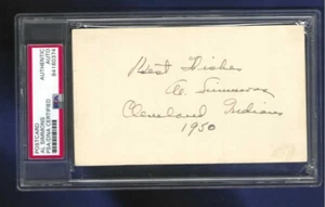 Al Simmons Autographed Govt Postcard Chicago White Sox Baseball HOF PSA SLABBED - Picture 1 of 1