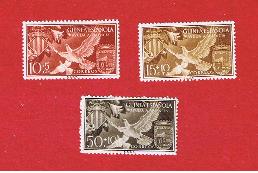 Spanish Guinea #B45-47   MNH OG  Semi-Postal    Free S/H - Image 1 of 1