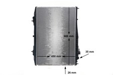 MAHLE ORIGINAL CR 1963 000S radiator engine cooling water cooler