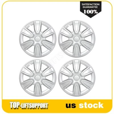 4 X 15 Inch Wheel Covers Guard Hub Caps Durable Snap On For R15 Tire & Rim Foto 1 de 4