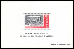 FRENCH ANDORRA 298 - National Stamp Exhibition "Souvenir Sheet" (pb92143) - Picture 1 of 1