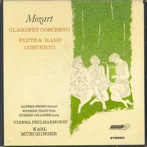 Prinz, Munchinger "Mozart Clarinet Cto, Flute & Harp" London 7½ ips Reel Tape - Picture 1 of 3